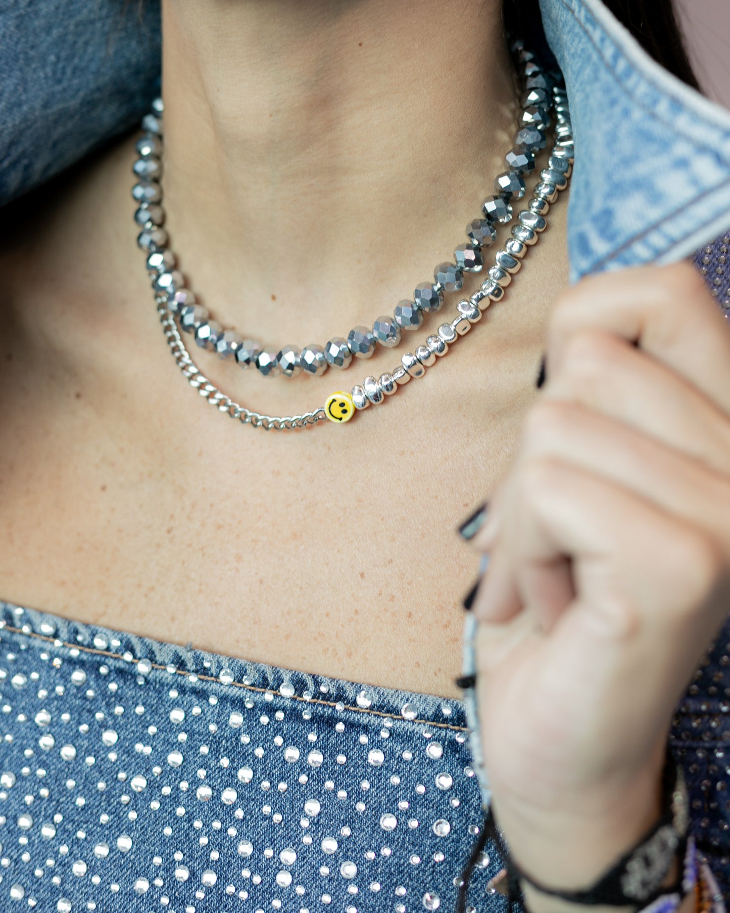Candy Silver Necklace