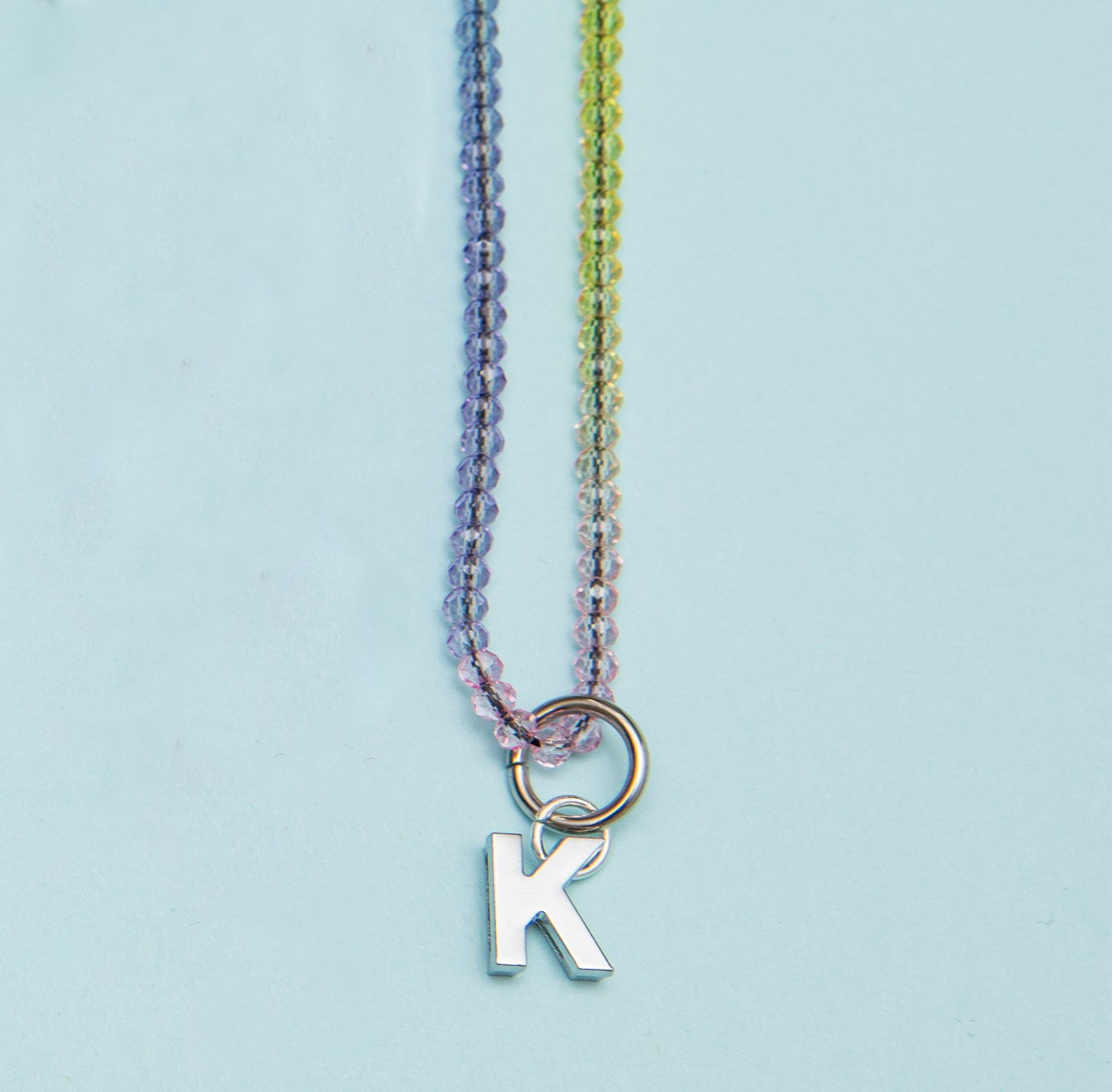 Silver Letter Charm
