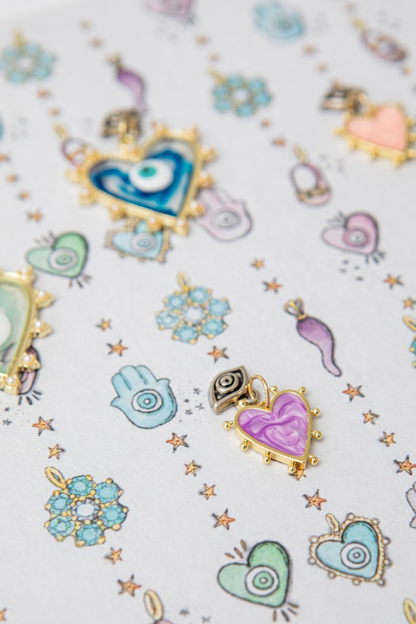 Pure Love Charm Purple