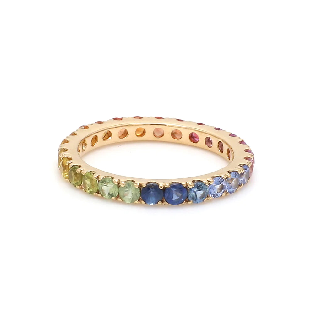 Mini Rainbow Sapphire Ring