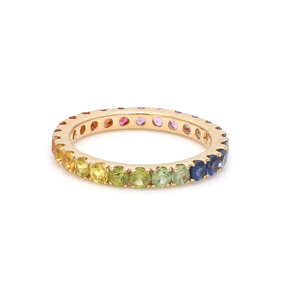 Mini Rainbow Sapphire Ring