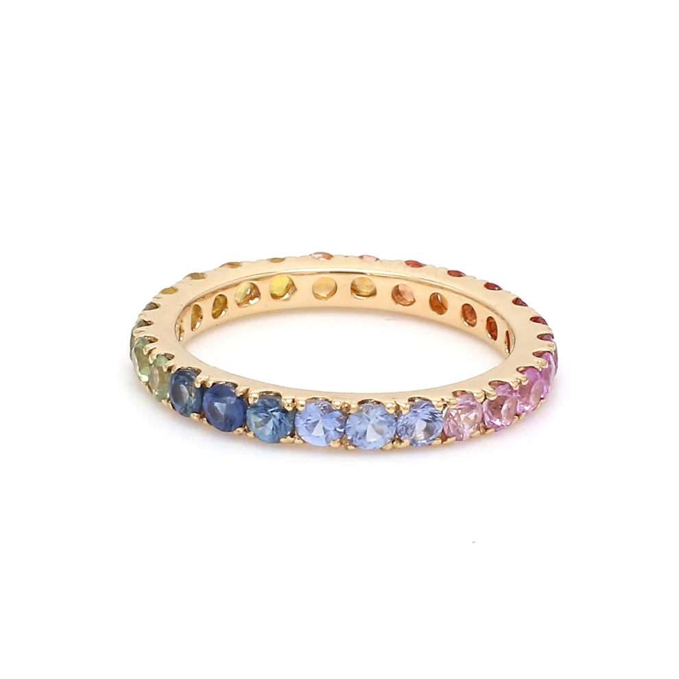 Mini Rainbow Sapphire Ring