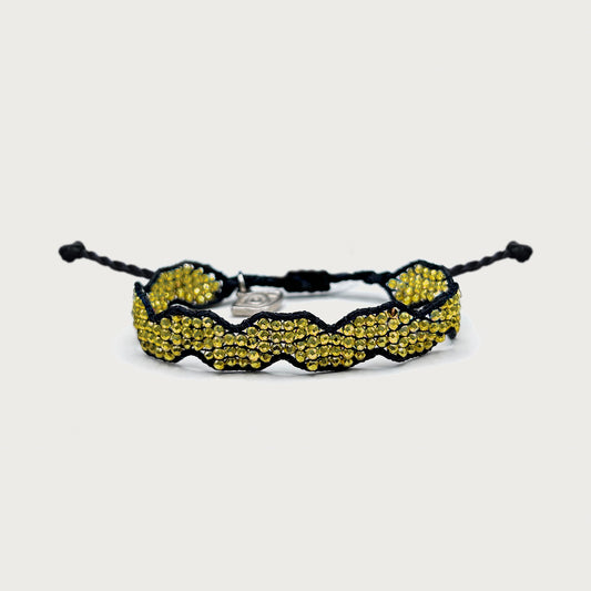 Crystal Waves Dark Gold