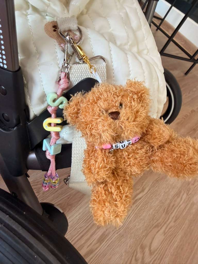 Ayounik Teddy Bear Keychain/ Bag Charm: Custom-Made