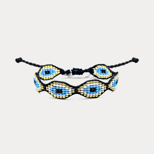 Baby Evil Eye Dark Blue Gold