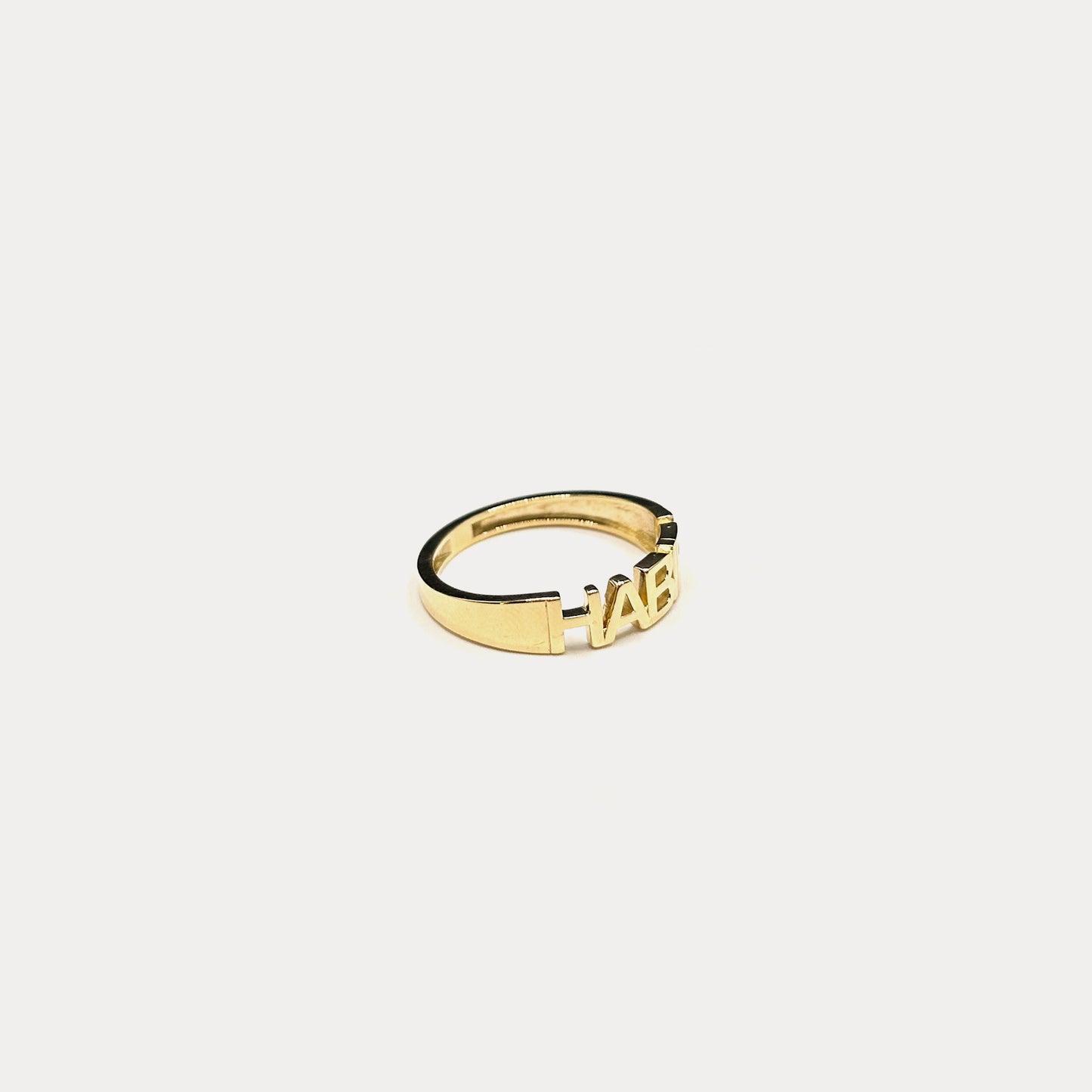 Habibi Gold Ring - Made to Order