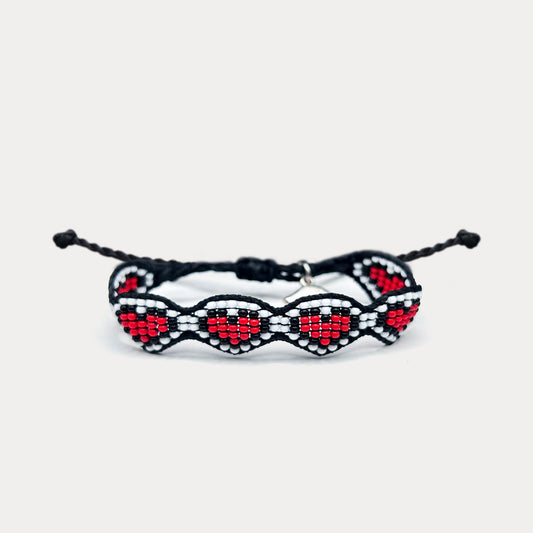 Red Hearts Bracelet - PRE ORDER 2 WEEKS