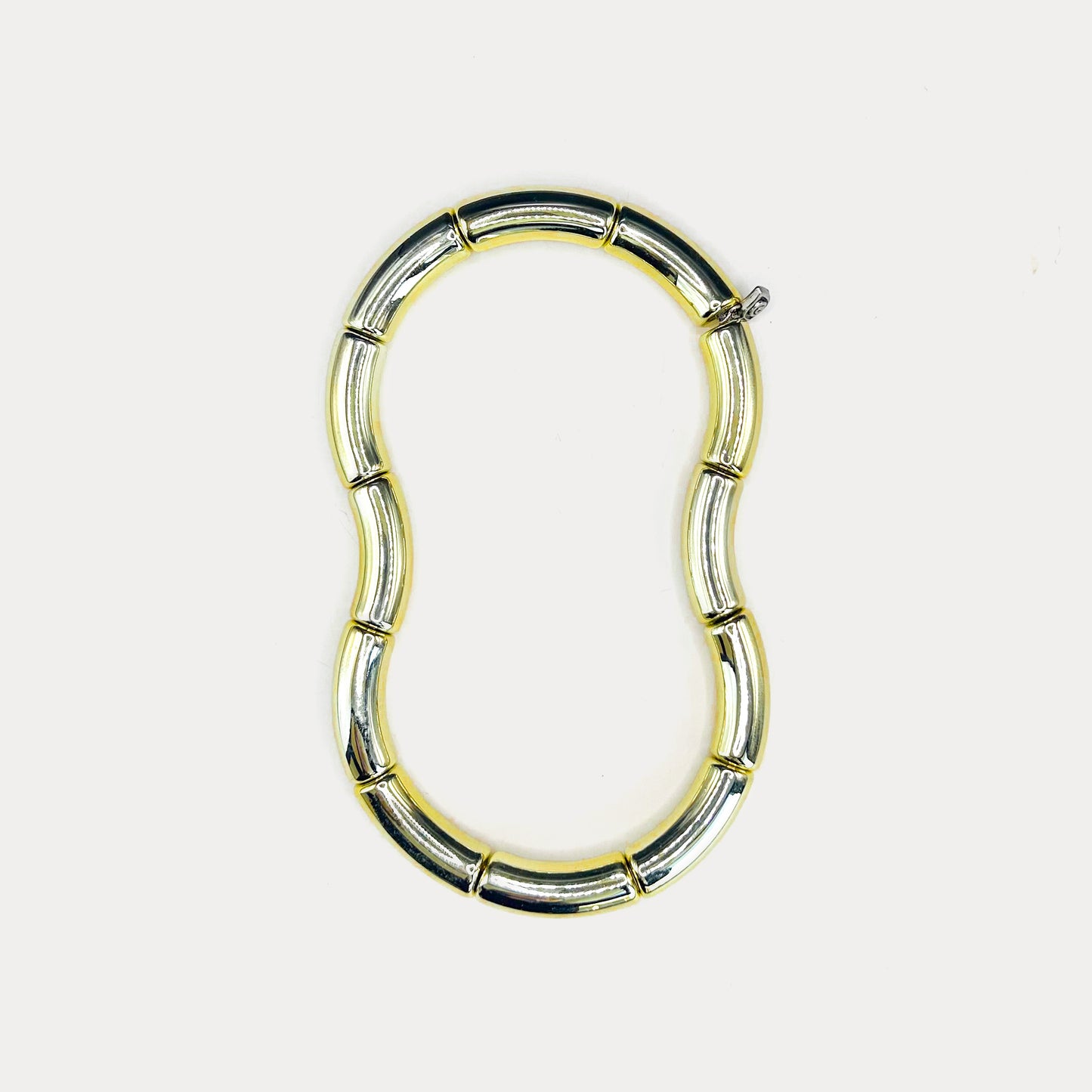 Jelly Metallic Necklace Gold