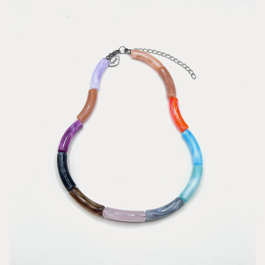 Jelly Necklace Marble