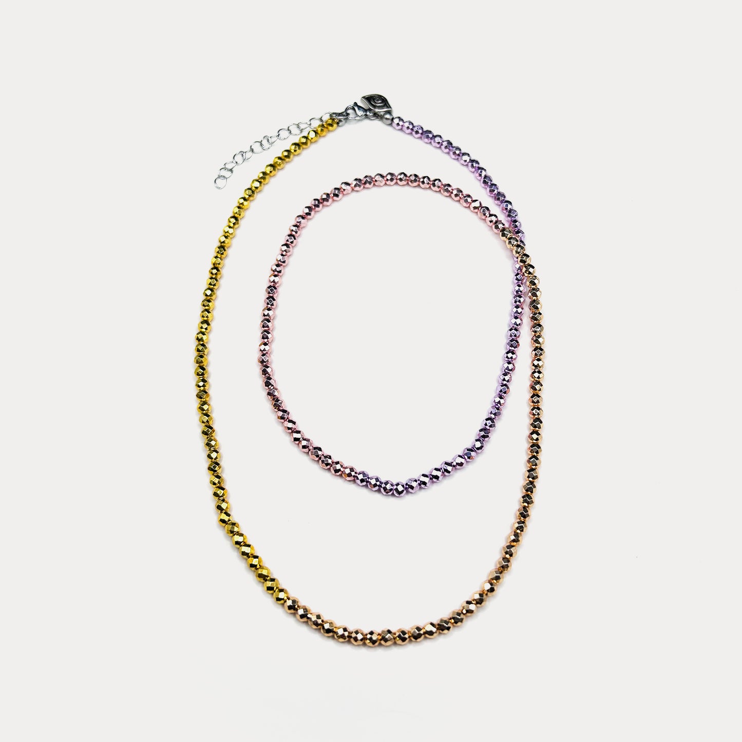 Crystal Necklace Latte