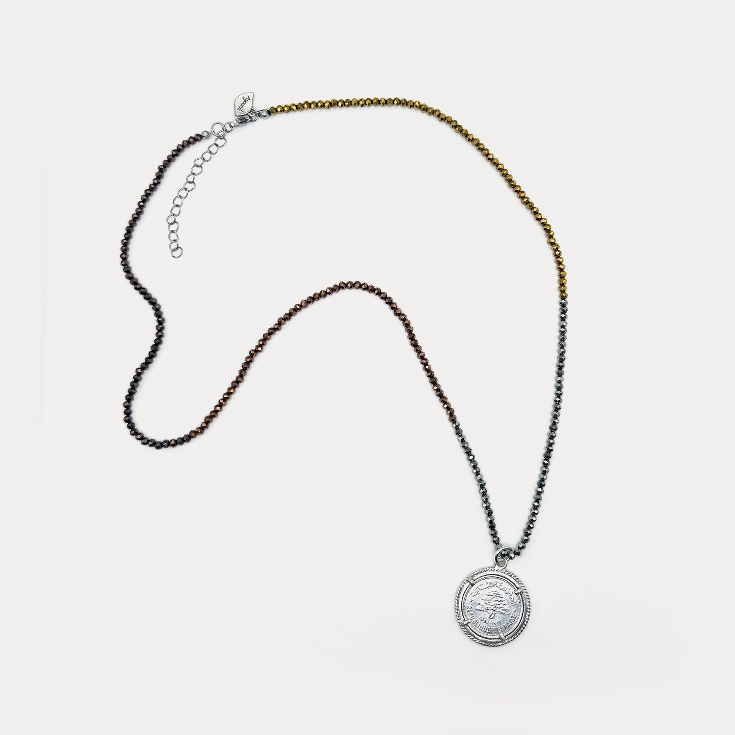 Lira Medal Charm Silver Coin