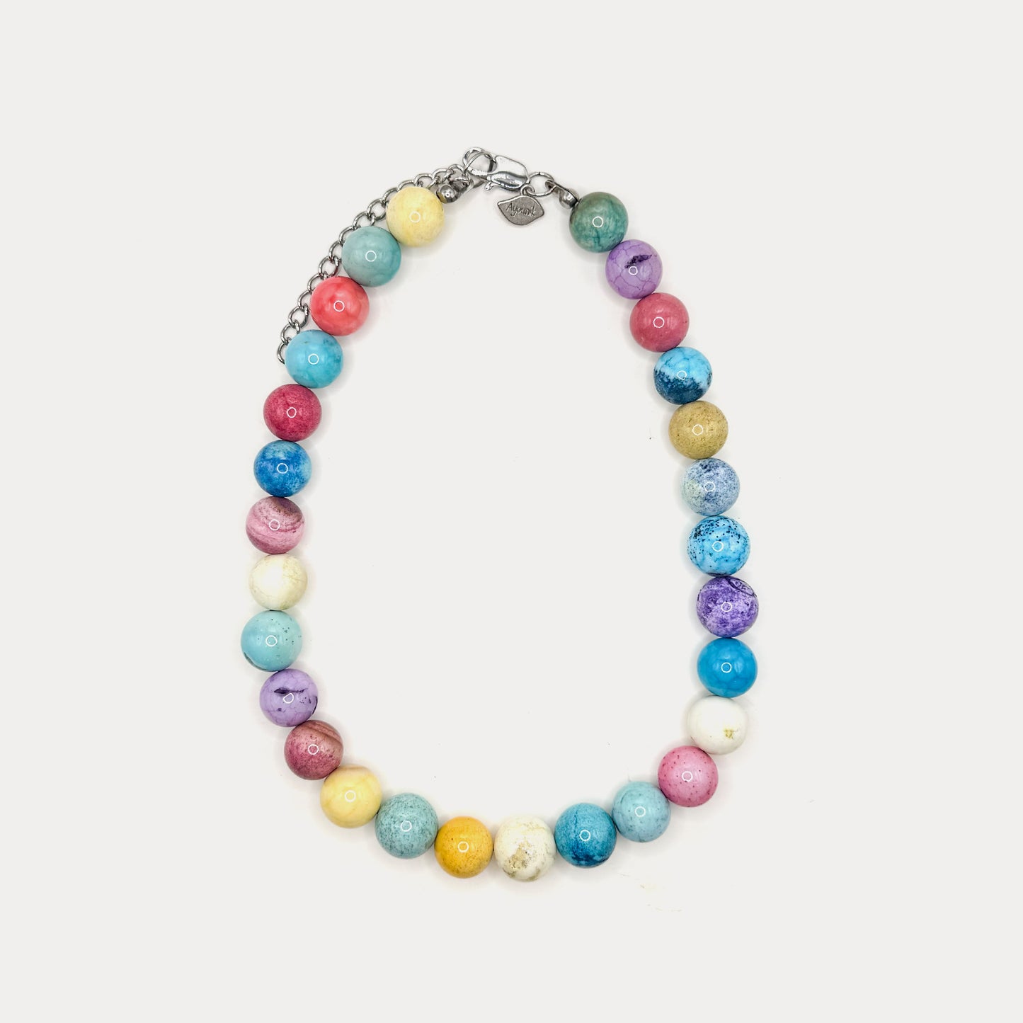 Pastel Tones Natural Stone Necklace