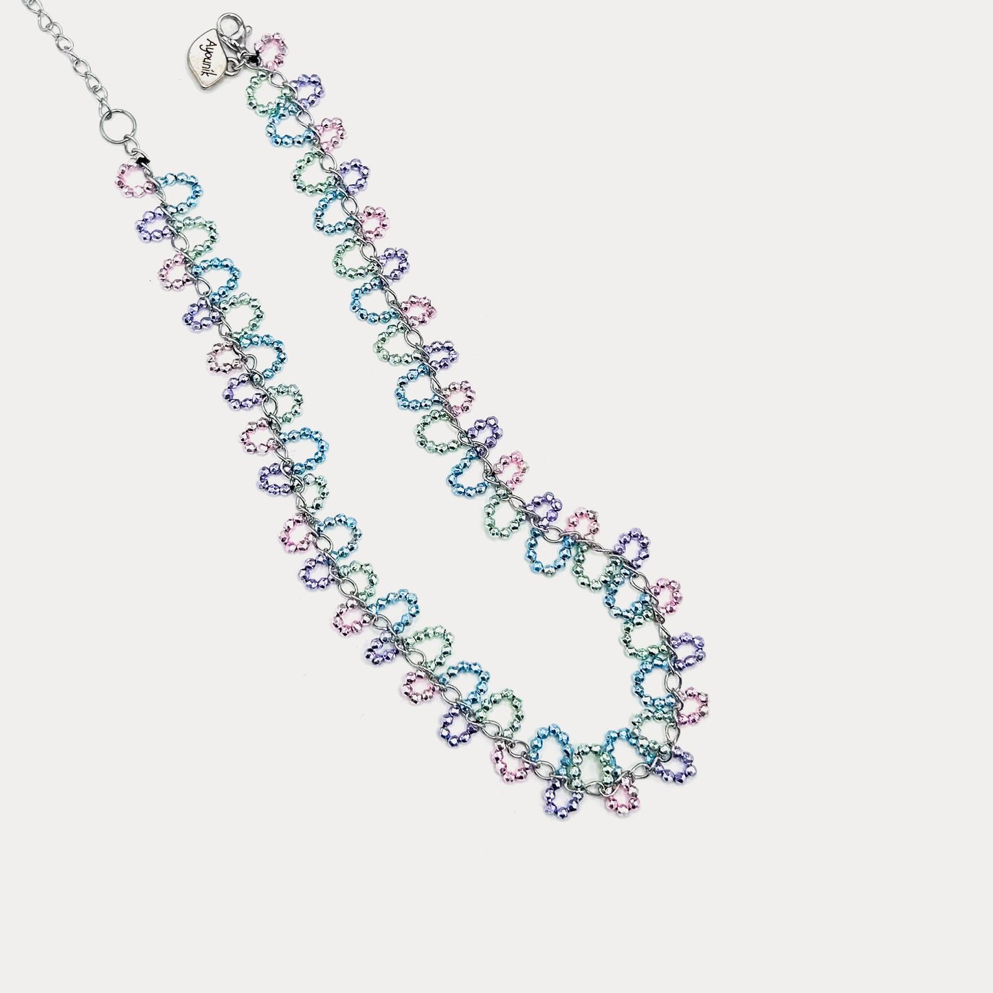 Easter Crystal Wave Necklace