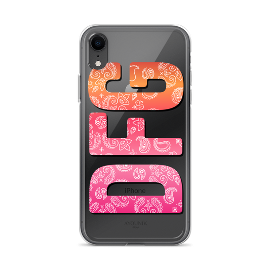 Initial Personalize Tie Dye Phone Case
