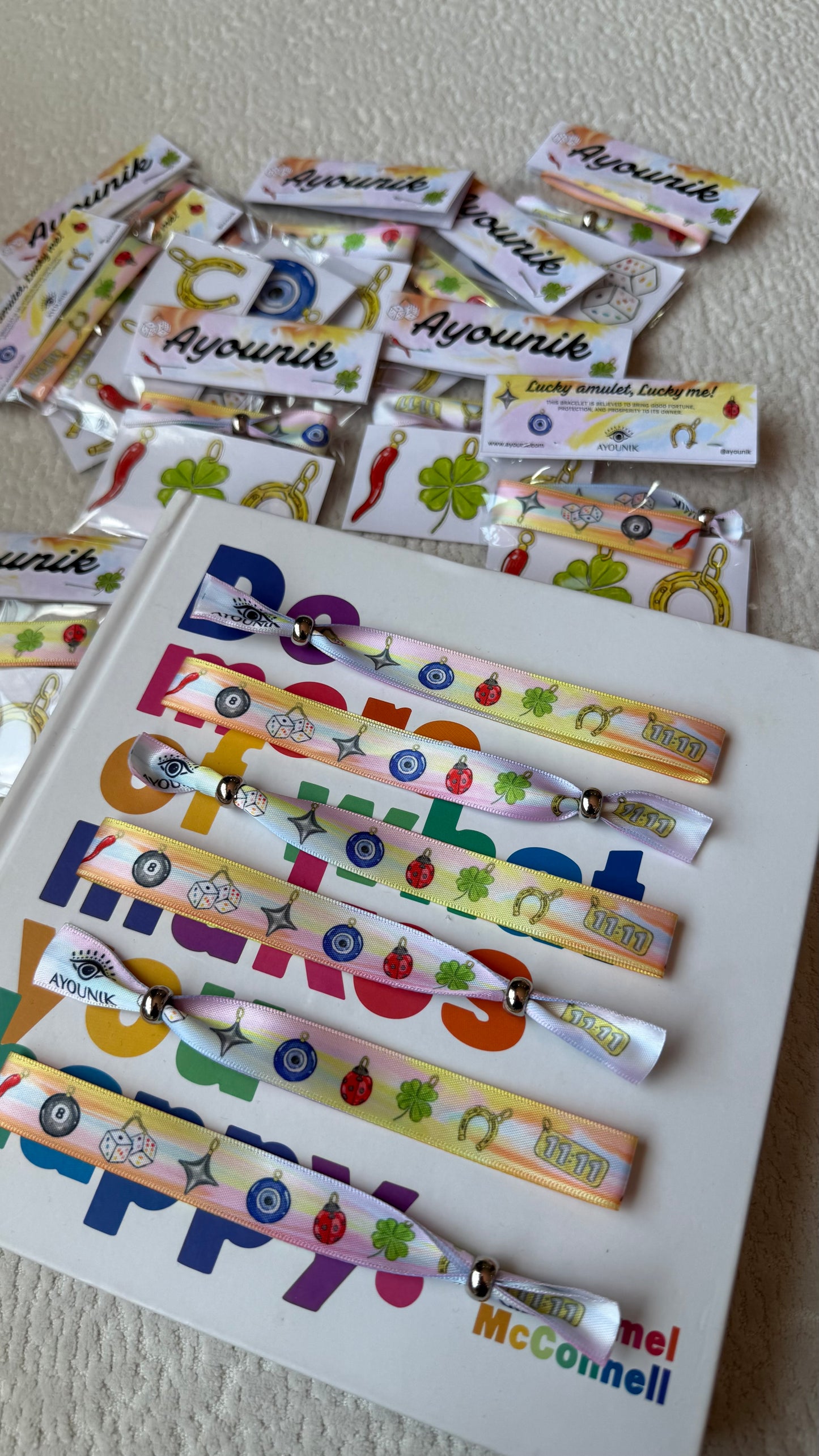 Lucky Charms Pack - Bracelet and 5 Stickers