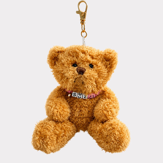 Ayounik Teddy Bear Keychain/ Bag Charm: Custom-Made