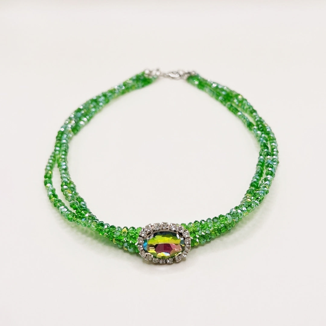 Green Crystal Necklace