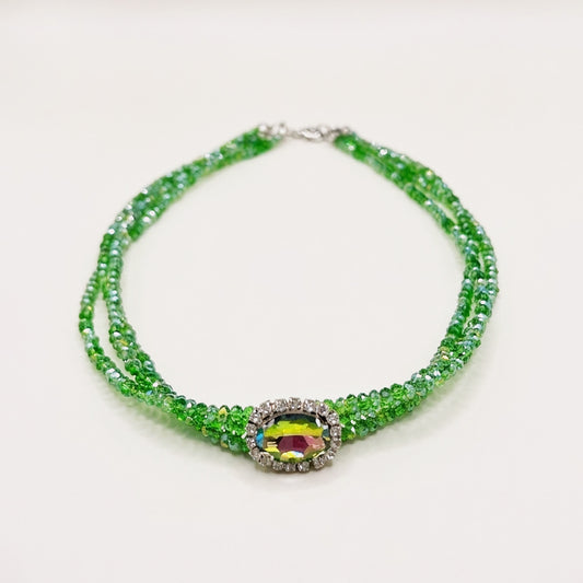 Green Crystal Necklace