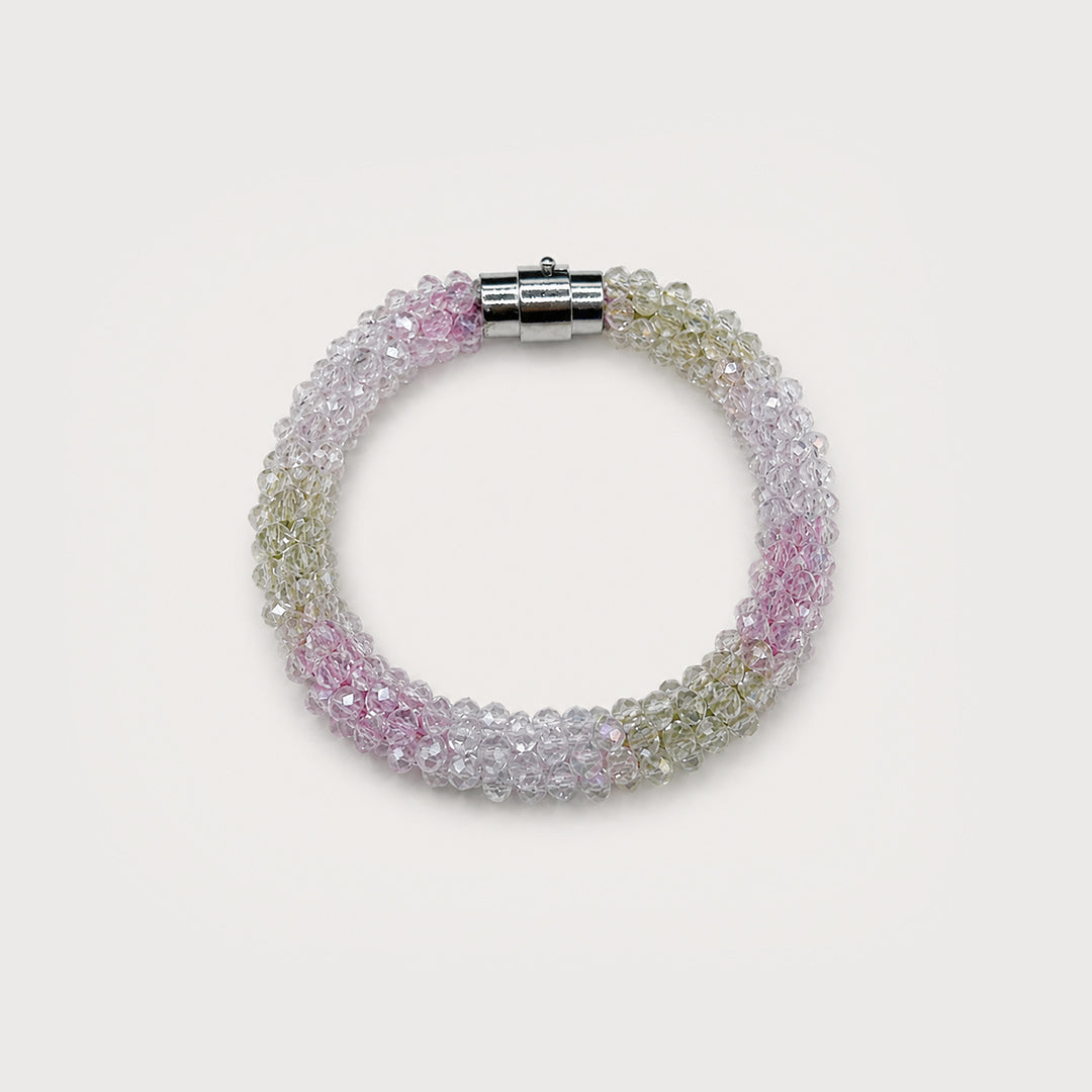 Clear Pink Magnet Bracelet