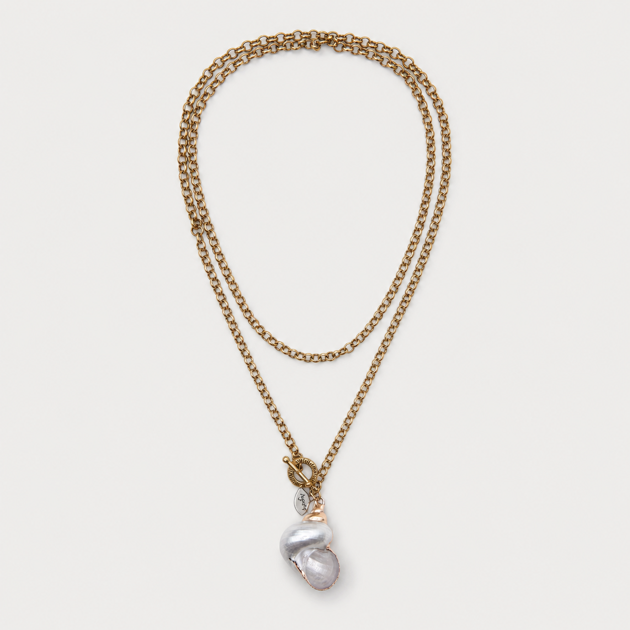 Mother of Pearl Gold Necklace