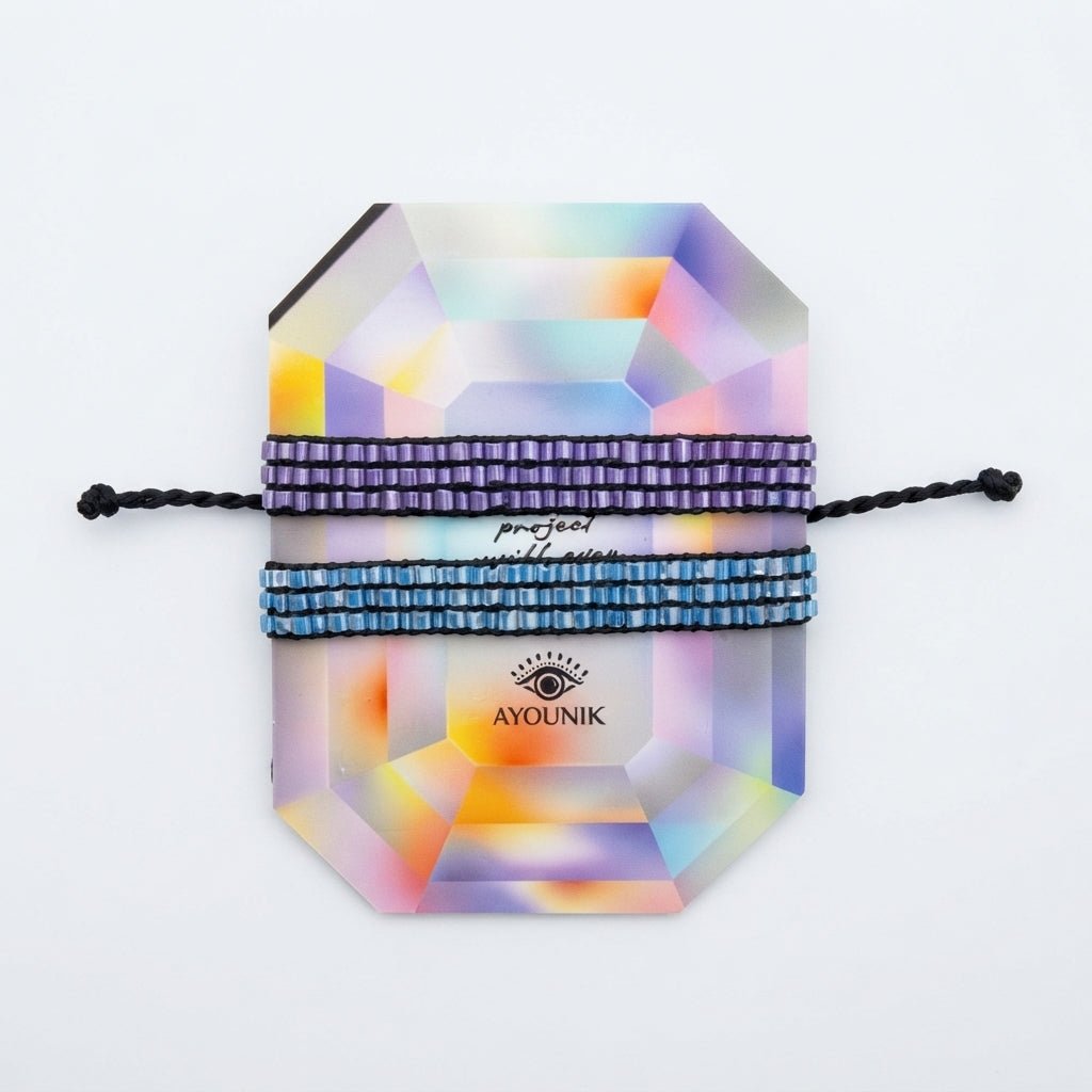 Baby Talesh Purple Matte & Clear Blue
