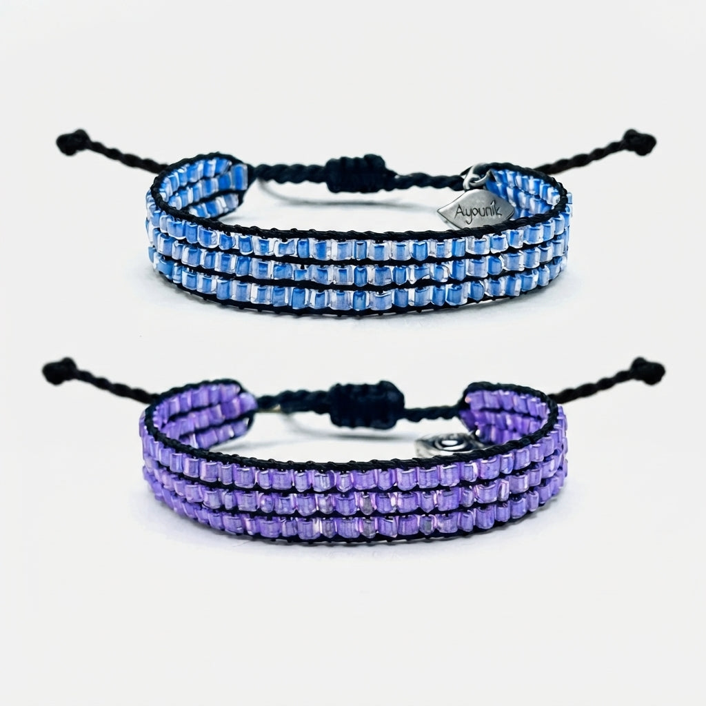 Baby Talesh Purple Matte & Clear Blue