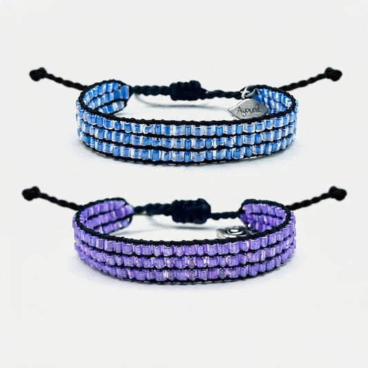 Baby Talesh Purple Matte & Clear Blue