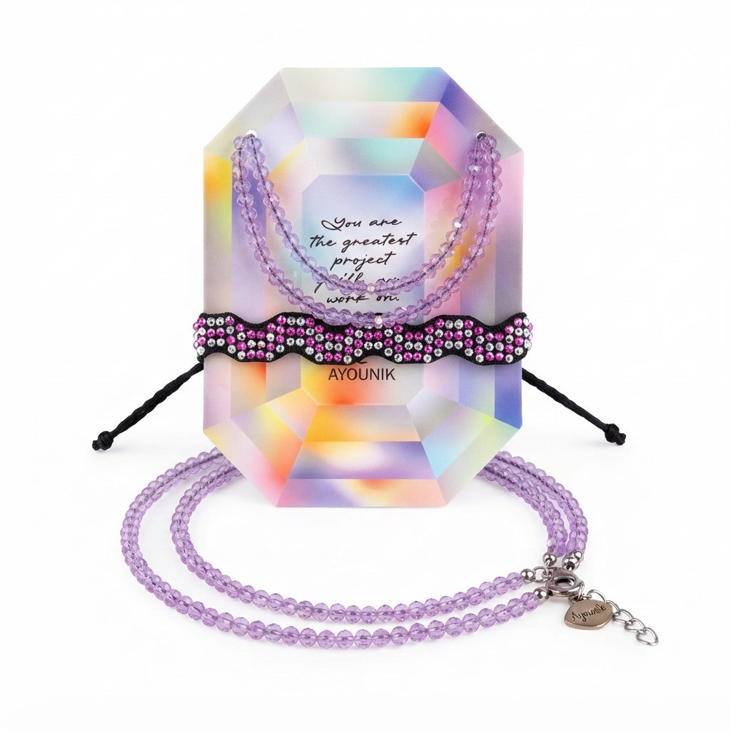 Blue Berry Necklace + Wave Confetti