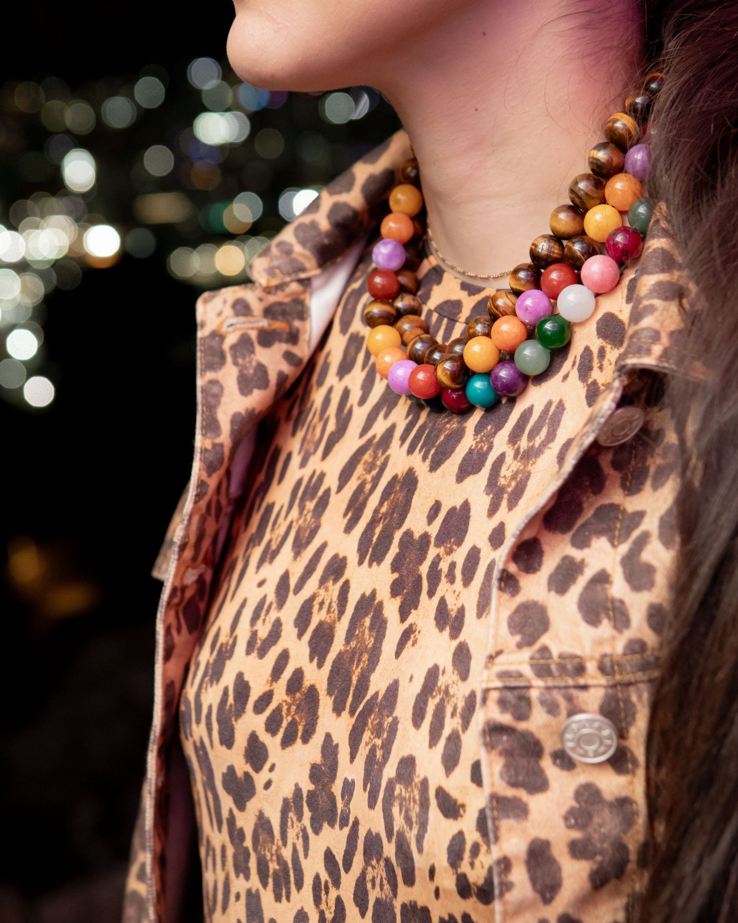 Sunset Natural Stone Necklace