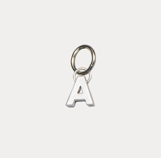Silver Letter Charm