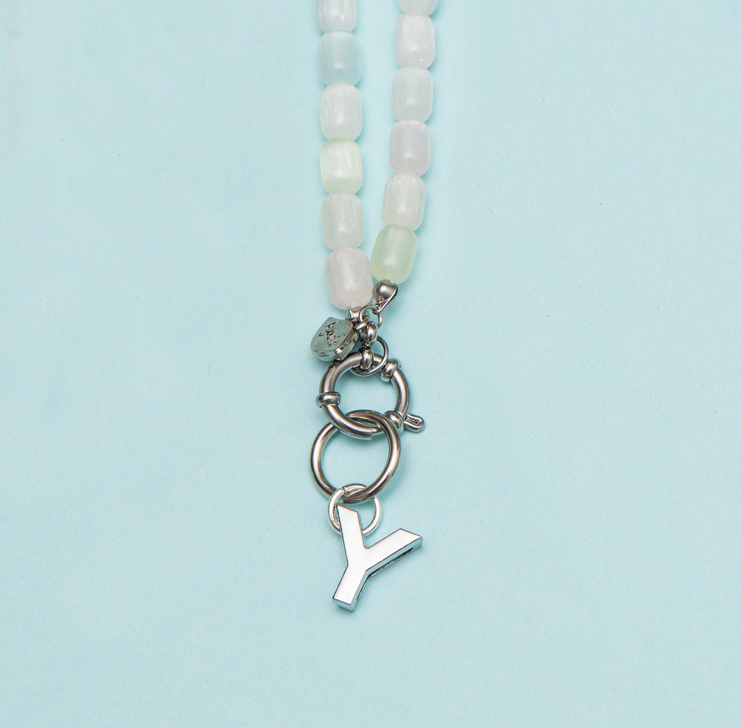 Silver Letter Charm