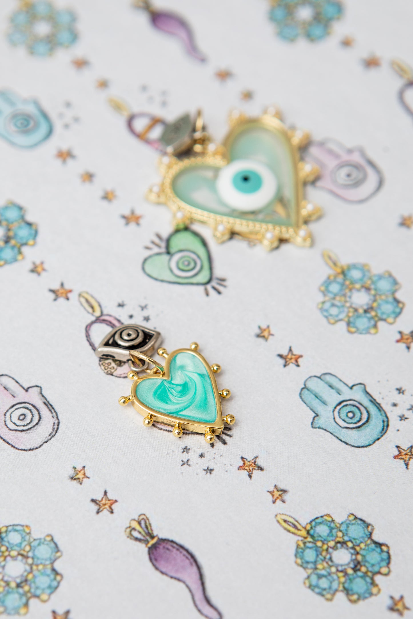 Pure Love Charm Teal