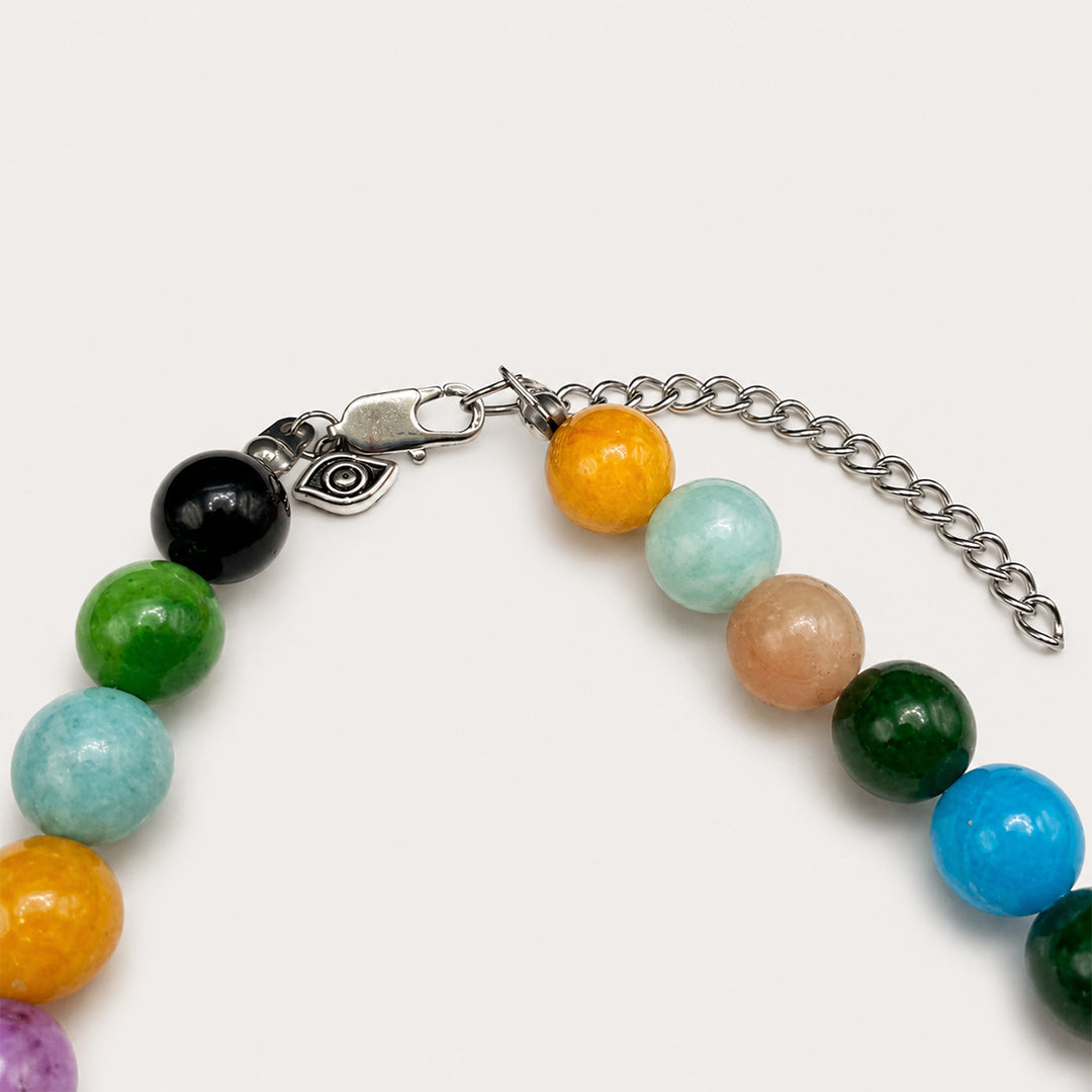 Pop of Color Natural Stone Necklace