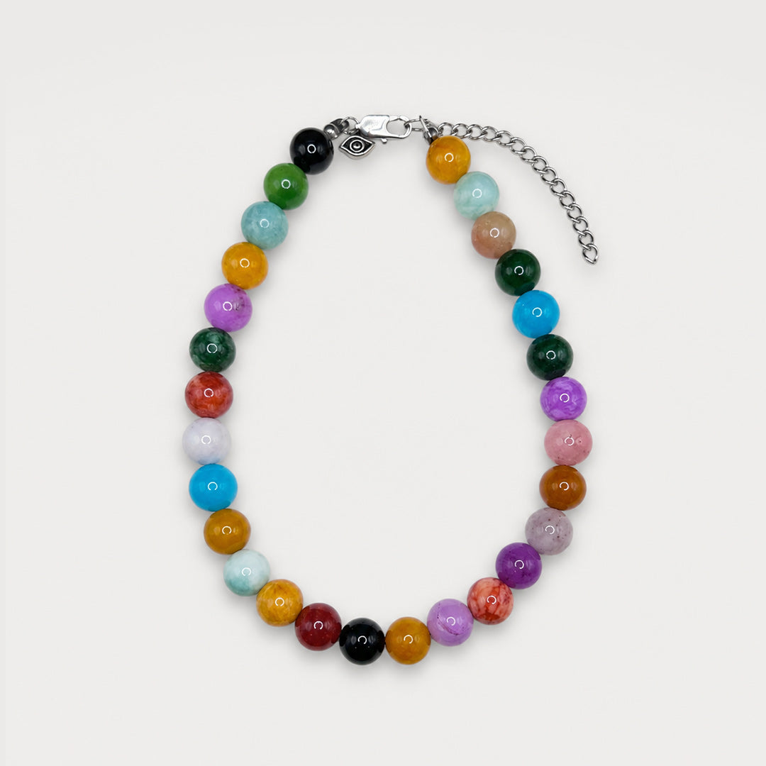 Pop of Color Natural Stone Necklace