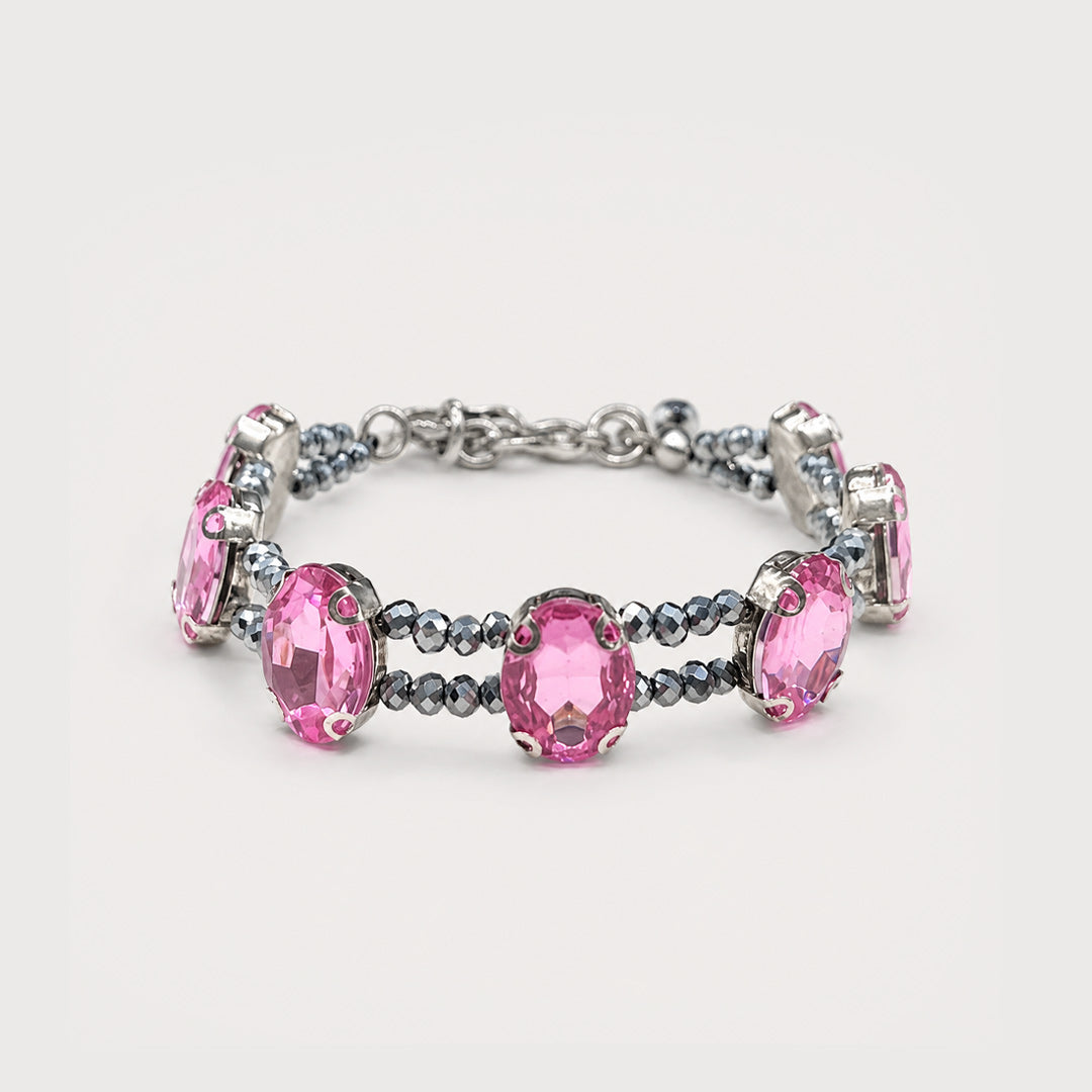 Pink Gem Bracelet