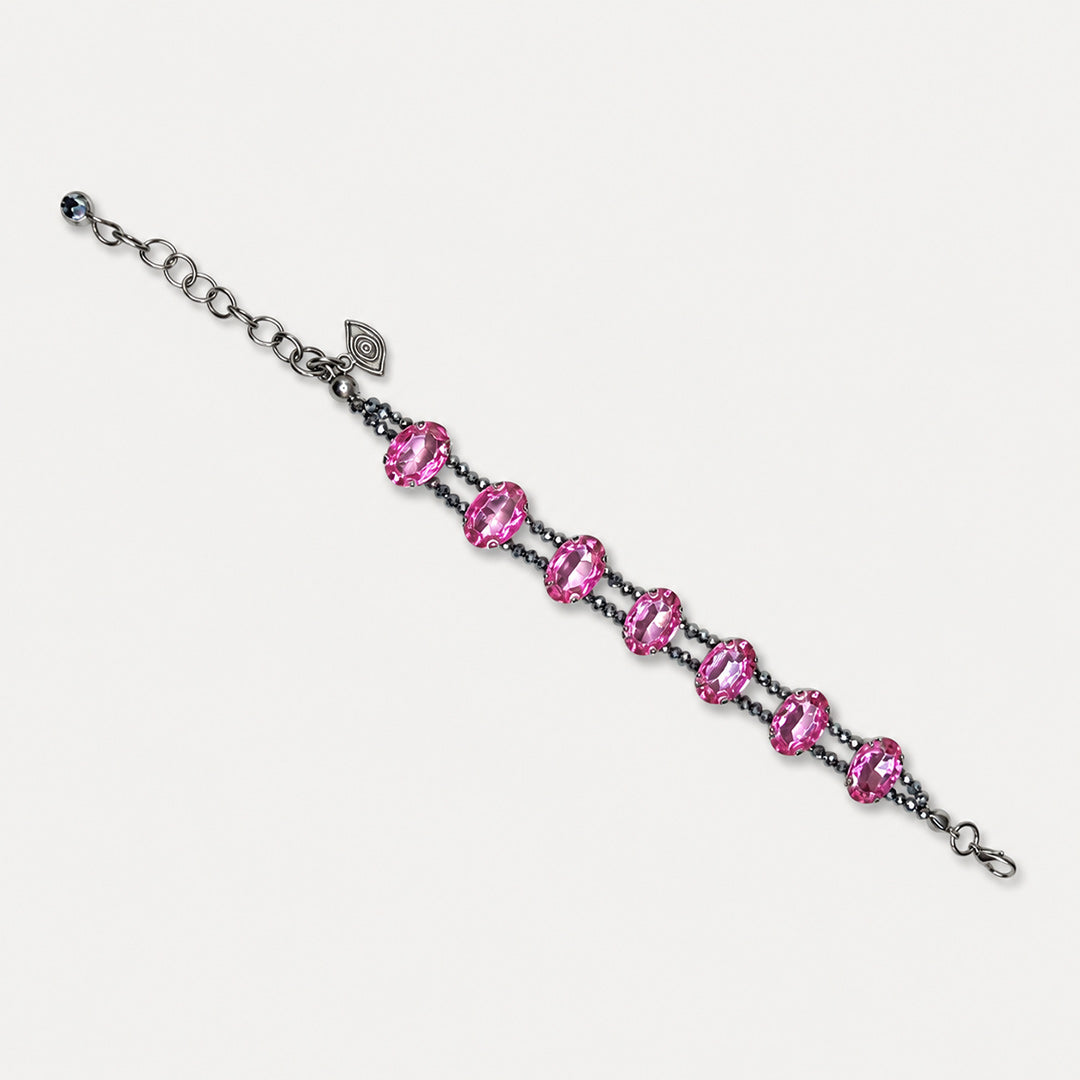 Pink Gem Bracelet