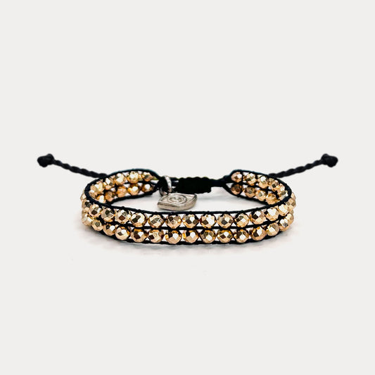 Crystal Bracelet Light Gold