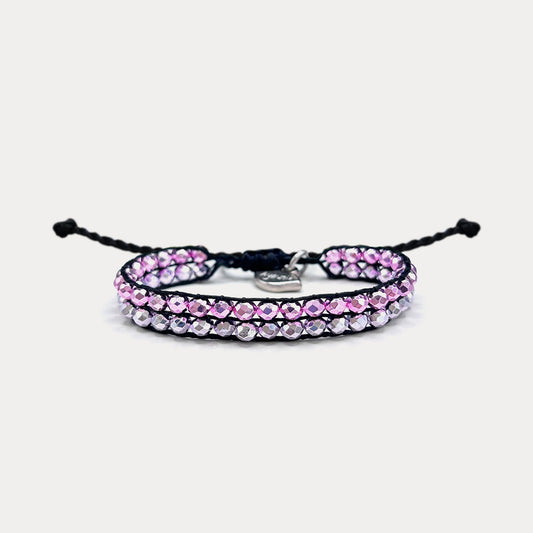 Crystal Bracelet Purple/ Pink