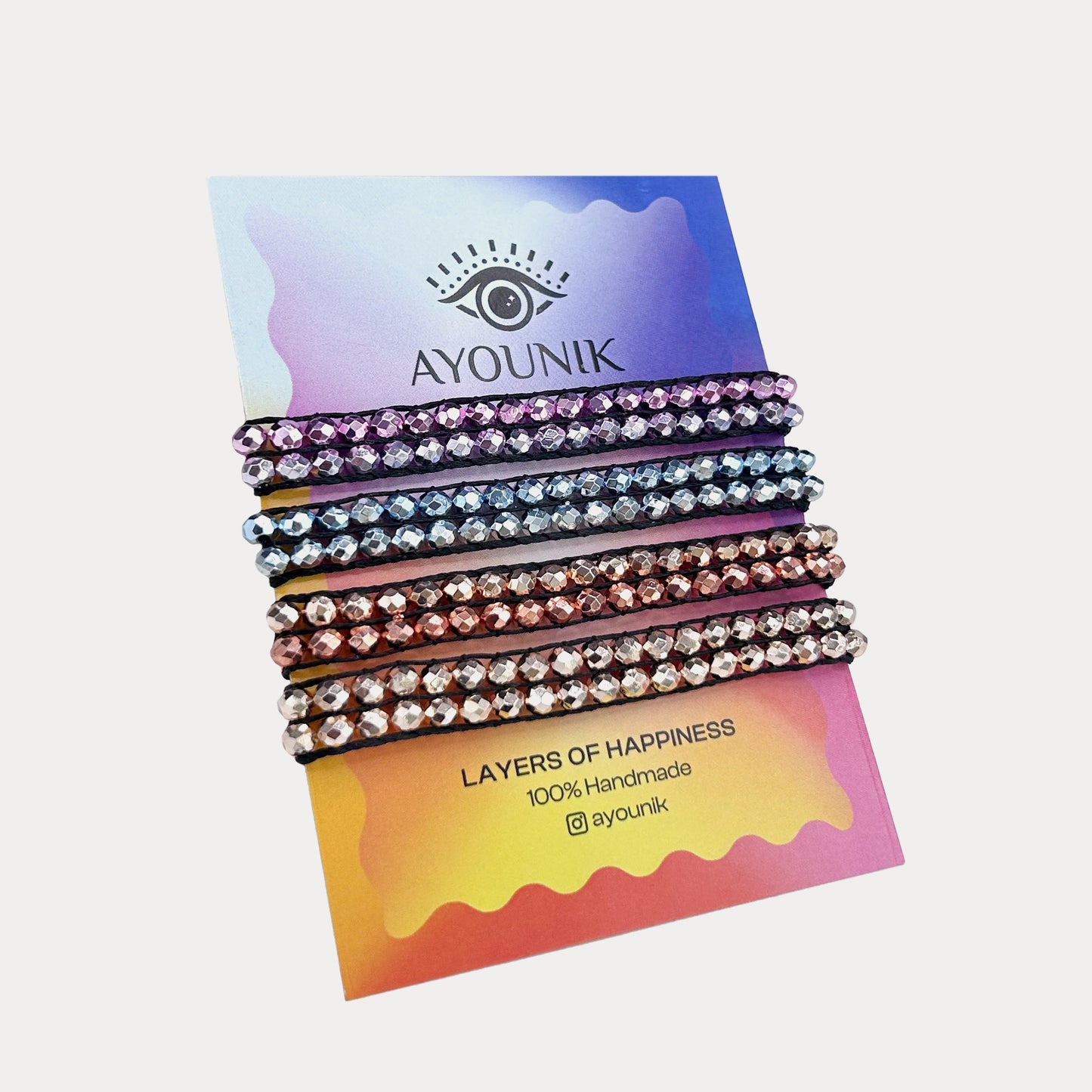 Crystal Bracelet Latte