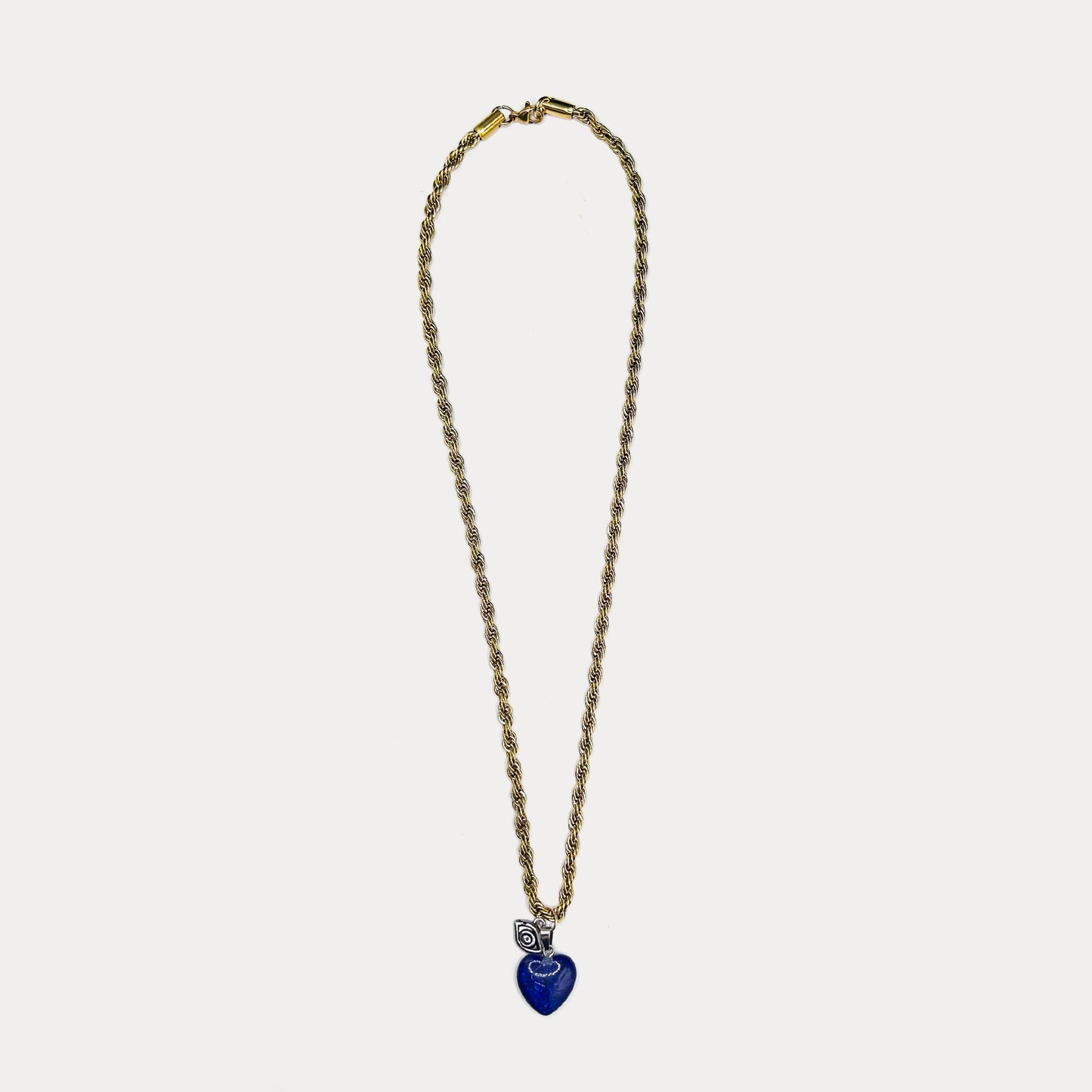 Blue Heart Necklace