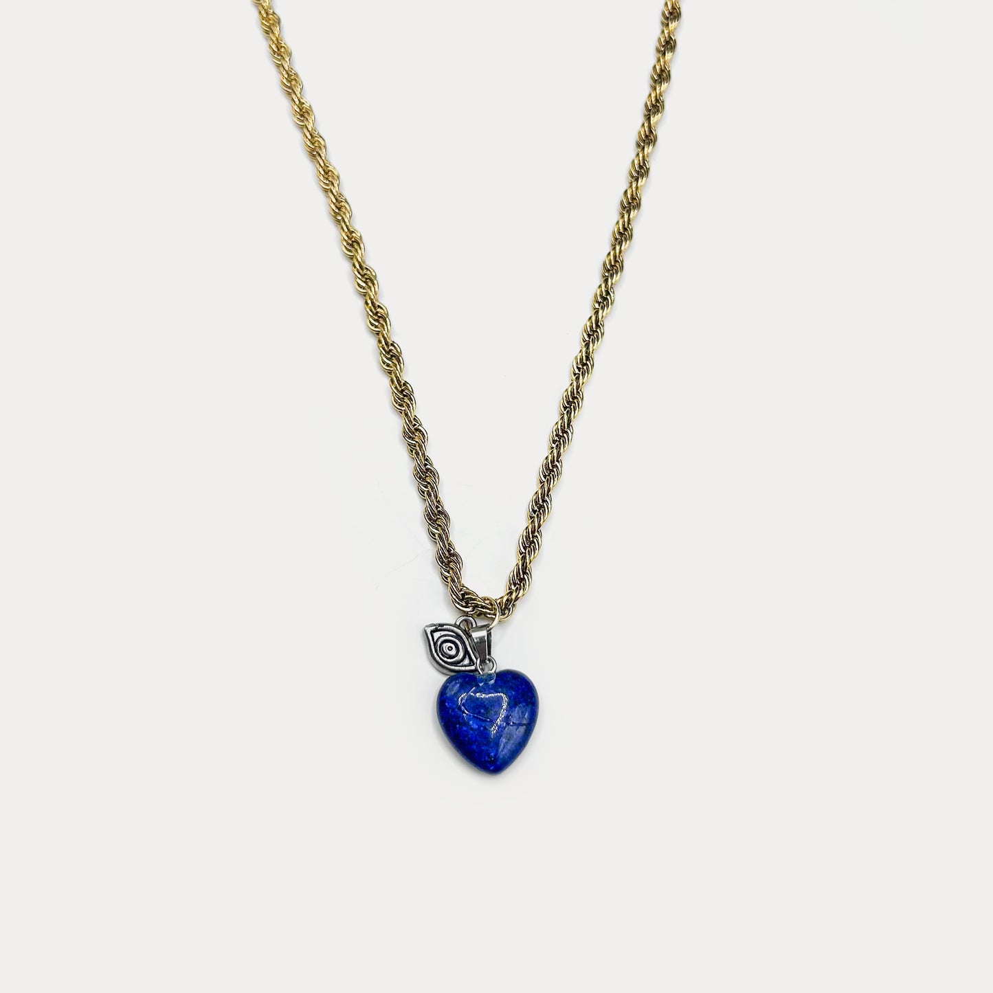 Blue Heart Necklace