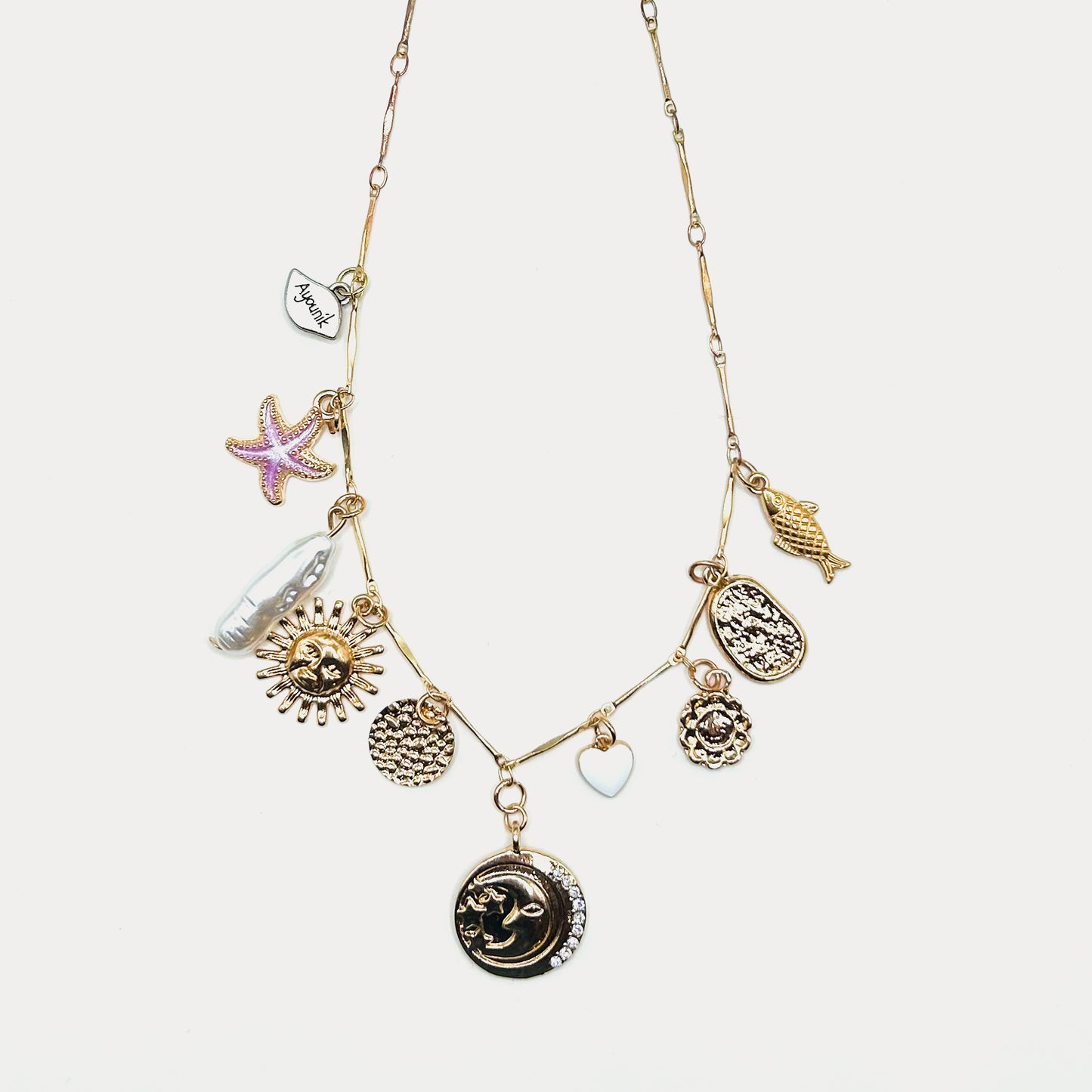 Charm Neck Party - 3 Necklace Set
