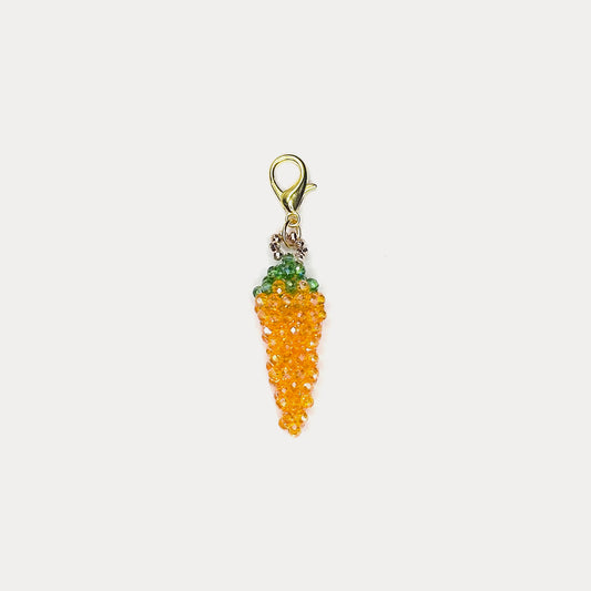 Crystal Cornicello Charm Yellow