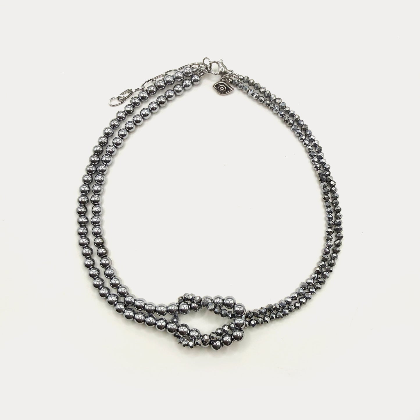 Crystal Caramel Twist Necklace