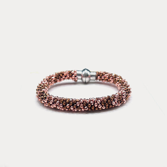 Crystal Magnet Marble Peach