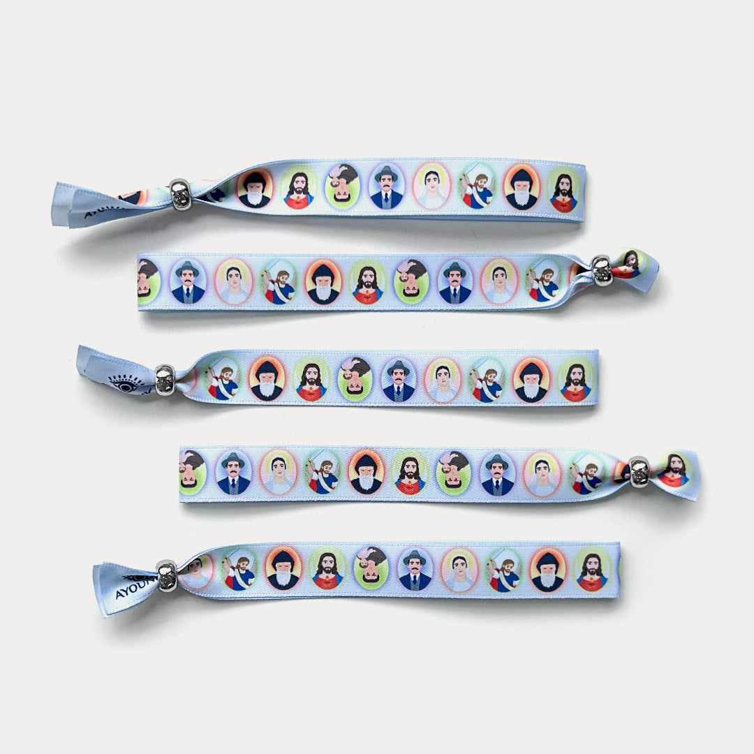 Make a Prayer Pack Blue - Bracelet and 6 Stickers