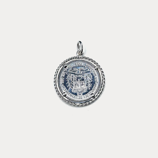 Bolívar Medal Charm Silver Coin
