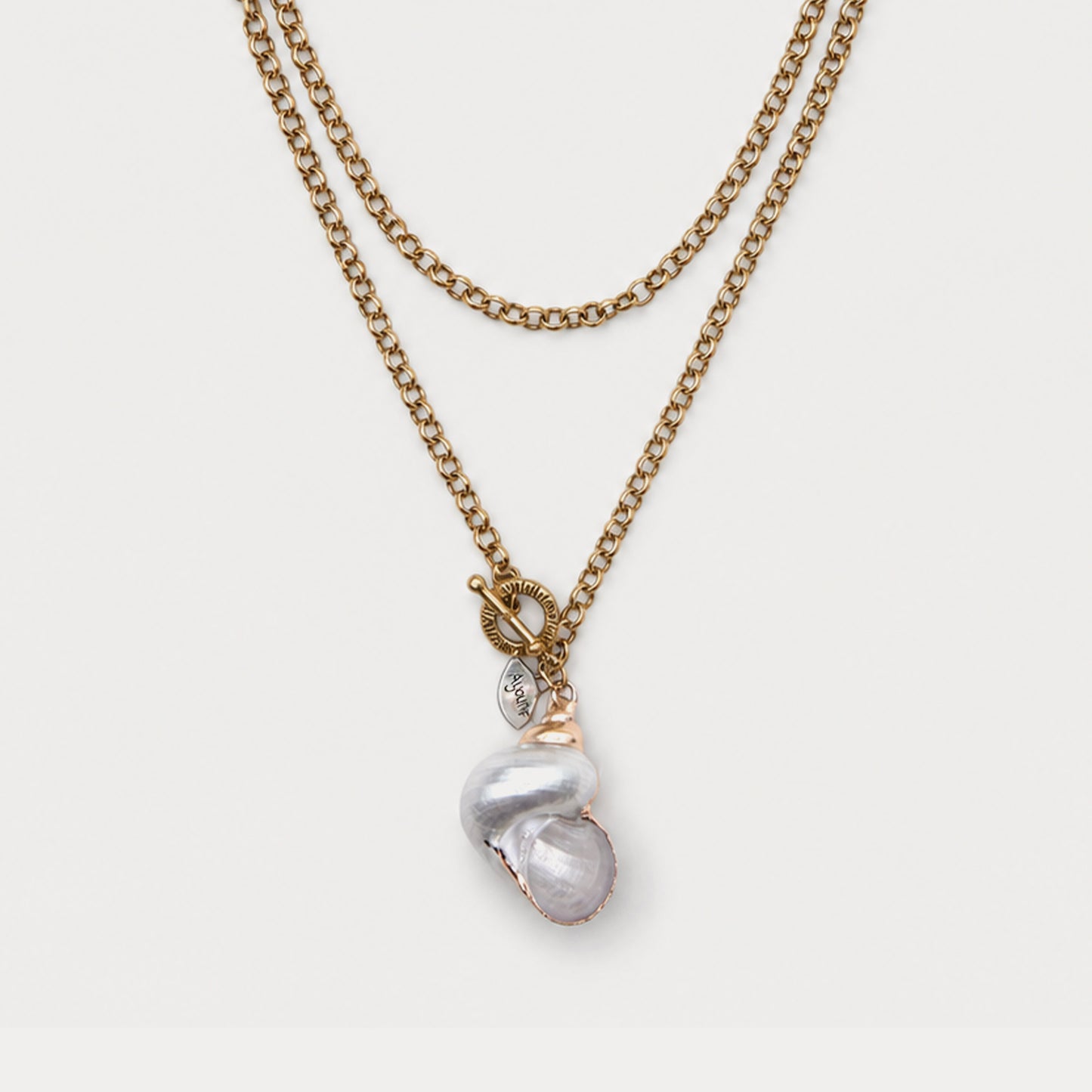Mother of Pearl Gold Necklace
