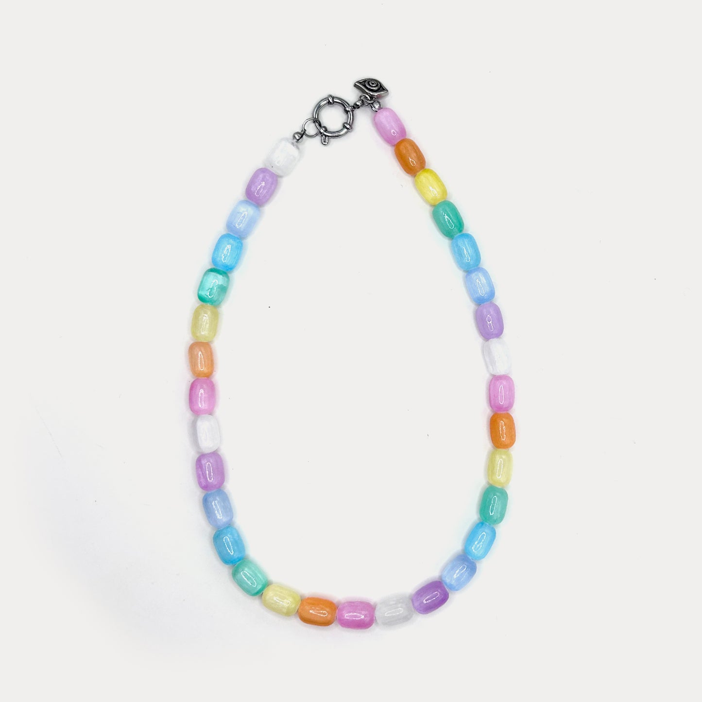 Rainbow Natural Stone Necklace