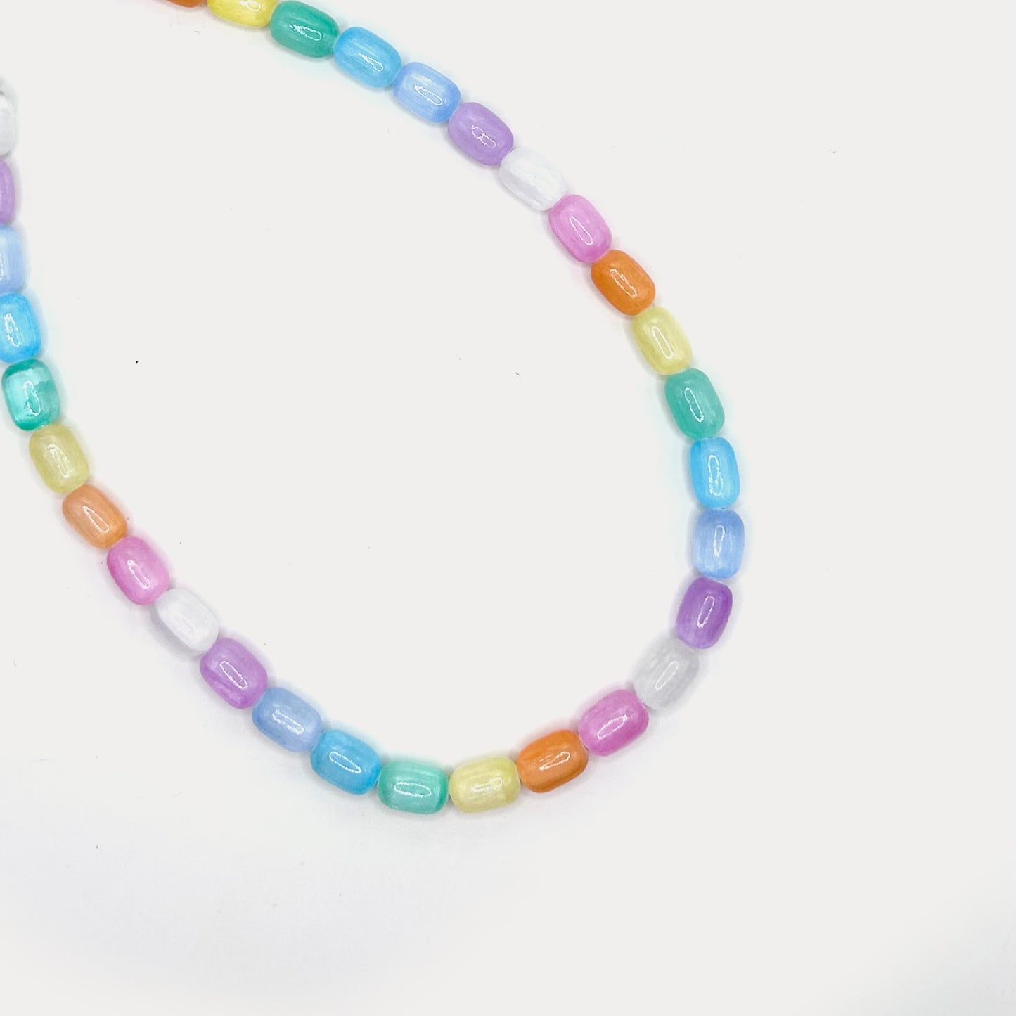 Rainbow Natural Stone Necklace